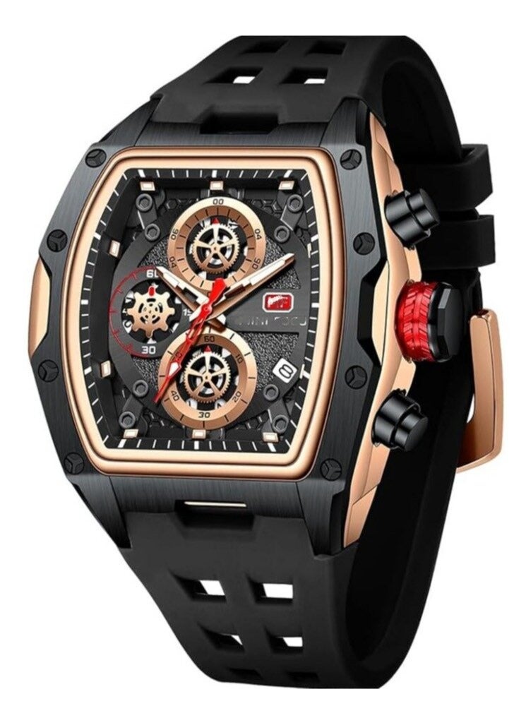 Wristwatch Fashion Hollow Big Dial Luminous Waterproof Sport Analog Quartz Business Mens Watches - Image 2