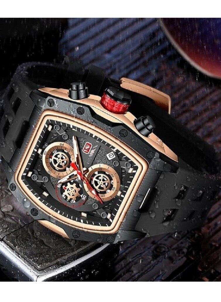 Wristwatch Fashion Hollow Big Dial Luminous Waterproof Sport Analog Quartz Business Mens Watches - Image 4