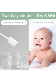 MIXDE Baby Tongue Cleaner, Baby Toothbrush, Toothbrush Infant Upgrade Gum Cleaner with Paper Handle for Babies Soft Gauze for 0-36 Month Baby [60-Pack]  - Image 3