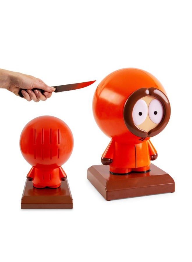 South Park Surreal Entertainment South Park Kenny 10-Slot Knife Block Holder | Freestanding Kitchen Storage Organizer, Space-Saving Cutlery Display | 9 x 10 x 14 Inches - Image 1