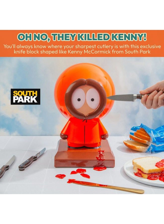 South Park Surreal Entertainment South Park Kenny 10-Slot Knife Block Holder | Freestanding Kitchen Storage Organizer, Space-Saving Cutlery Display | 9 x 10 x 14 Inches - Image 2