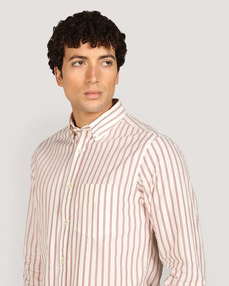 GANT  Regular Archive Popl Stripe Shirt for Men | Best Price UAE