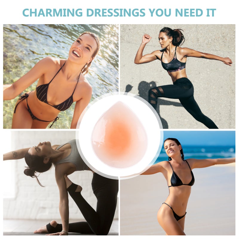 Nipple Patch: Drop-shaped, Skin Tone, Waterproof, Non-irritating, 2-in-1 Private Part Protector for Sensitive Skin, Daily & Swim Use - Image 3