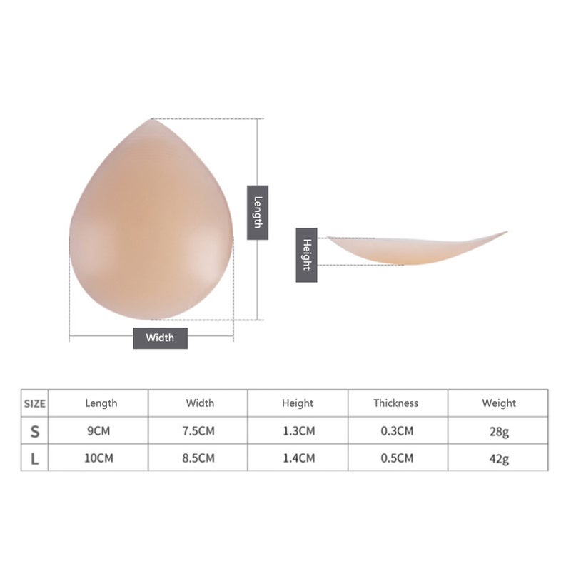 Nipple Patch: Drop-shaped, Skin Tone, Waterproof, Non-irritating, 2-in-1 Private Part Protector for Sensitive Skin, Daily & Swim Use - Image 5