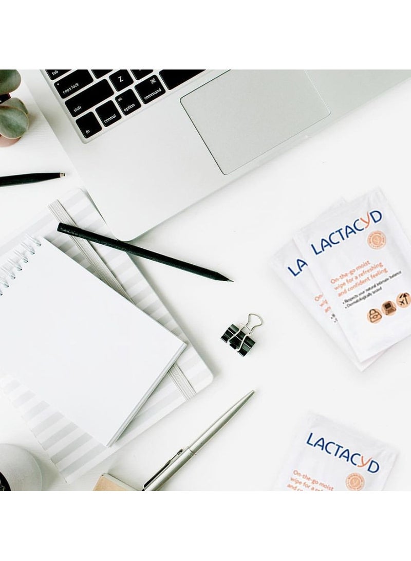 Lactacyd Intimate Wipes for Daily Hygiene 10units - Image 2