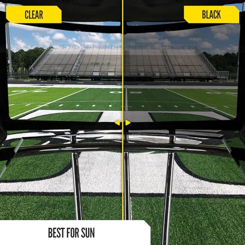 NXT NXTRND Nxtrnd VZR3 Football Visor, Curved Lens Technology, Fits Adult & Youth Football Helmets (Black) - Image 5