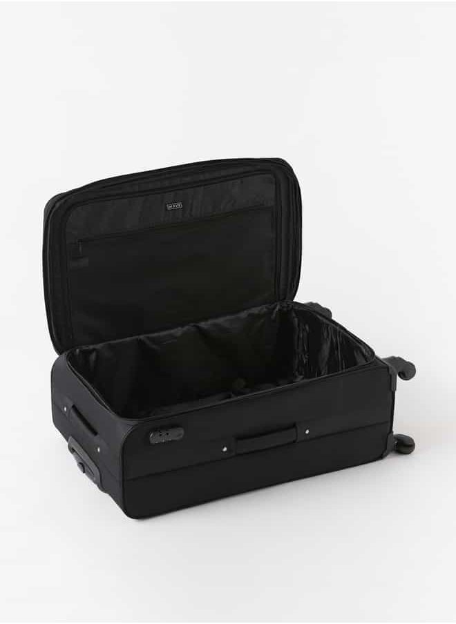 Wave - Solid Softcase Luggage Trolley Bag with Retractable Handle - Set of 3 - Image 1