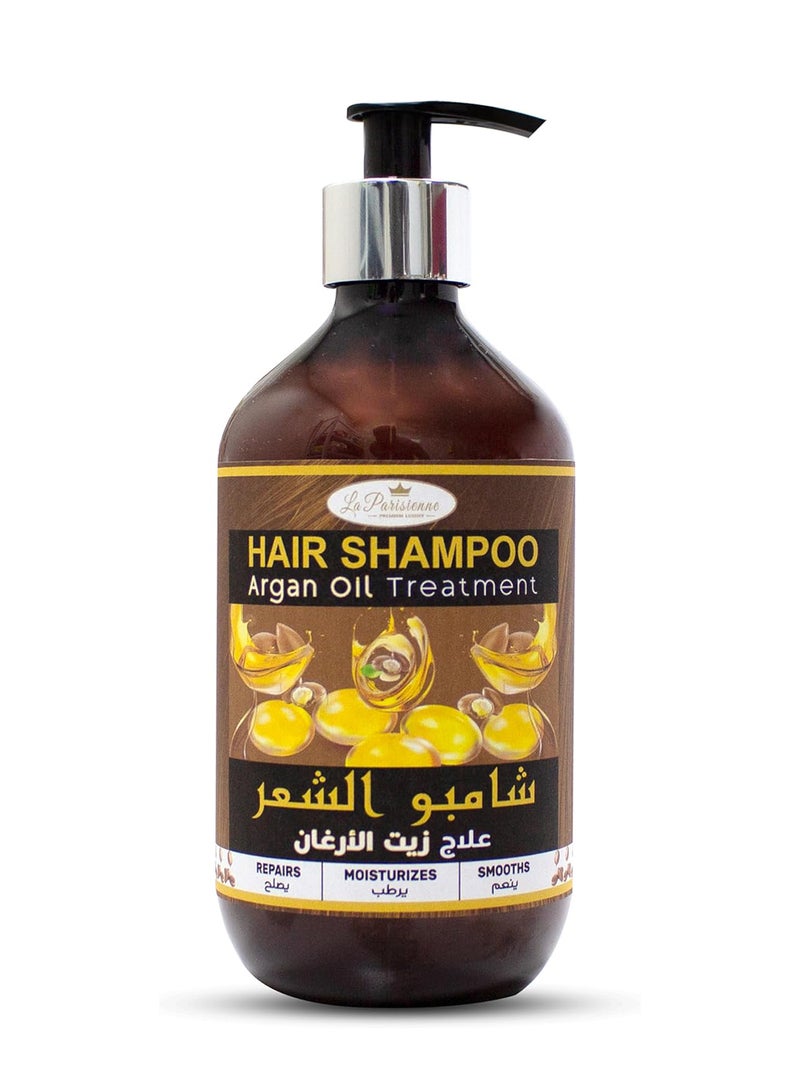 ECOLYTE+ La Parisienne Premium Luxury Shampoo with Argan Oil Treatment - 500ml - Image 1