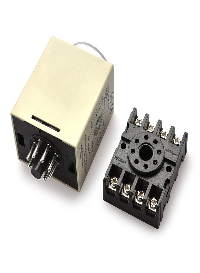 Baomain AC 220V AH3-3 Time Delay Relay Solid State Timer 8 Pins 0-60Min with Socket - Image 5