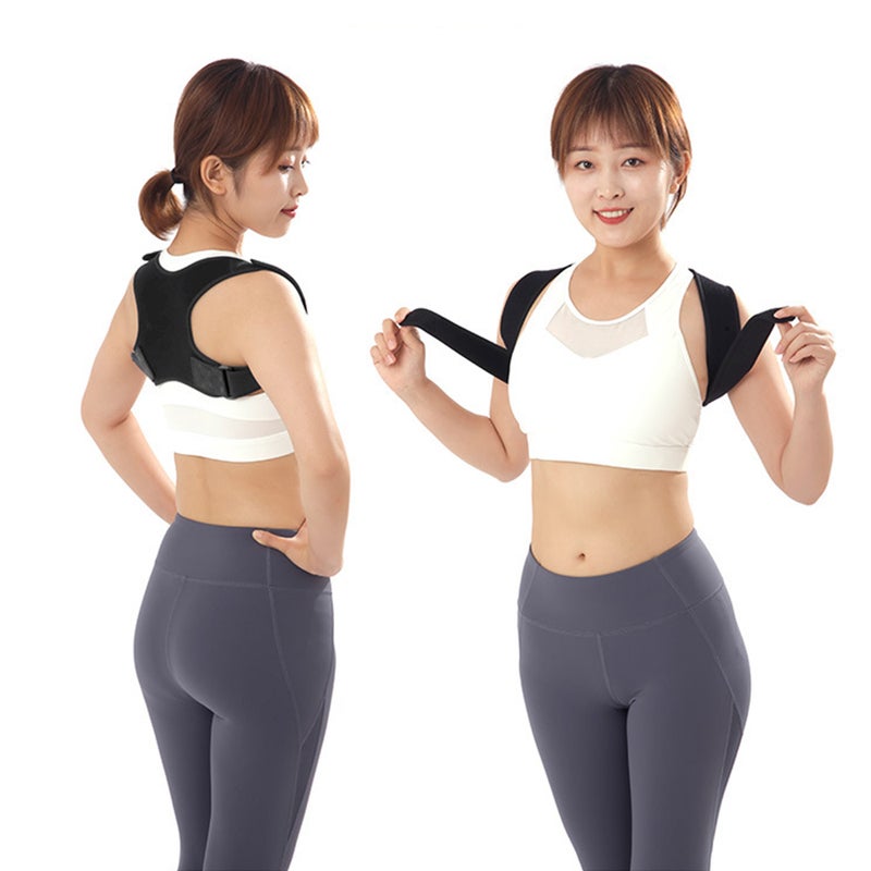 Unisex Posture Corrector Upper Back Brace Relieve Pains on Back Shoulders Neck Adjustable Chest Size Invisible under Clothes - Image 5