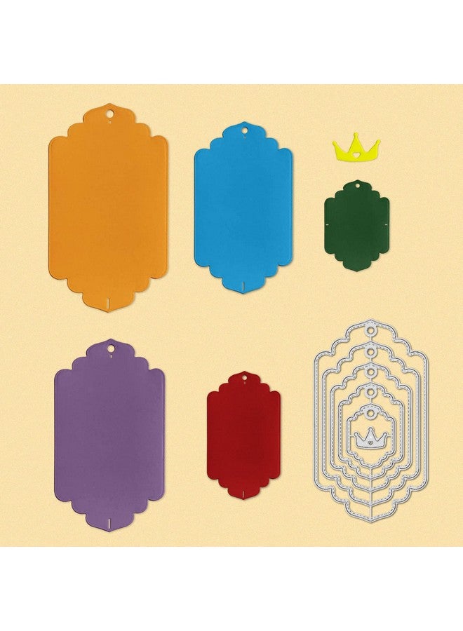 ORIGACH 5 Set 36 Pcs Bookmark Metal Cutting Dies Tag Die Cuts Embossing Stencils Scrapbooking Tool For Diy Card Scrapbooking - Image 2