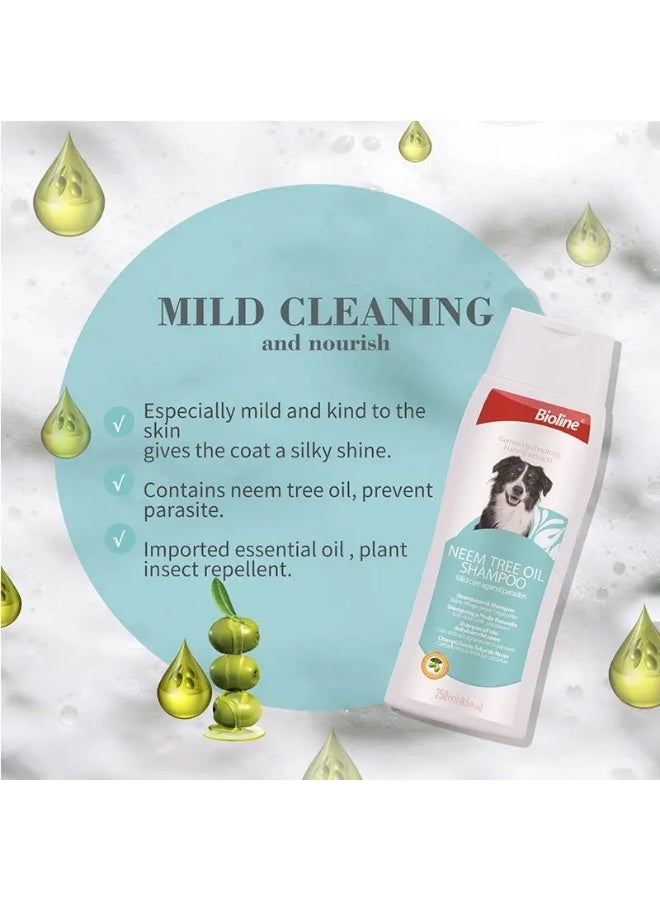 Bioline Neem Tree Oil Dog Shampoo[Volume - 250ml] - Image 2