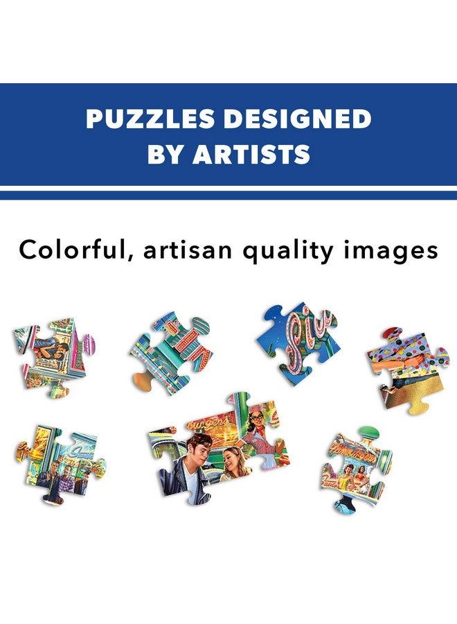 White Mountain Witches Welcome Halloween Puzzles 1000 Pieces Haunted House Jigsaw Puzzle for Fall and Autumn - Image 5