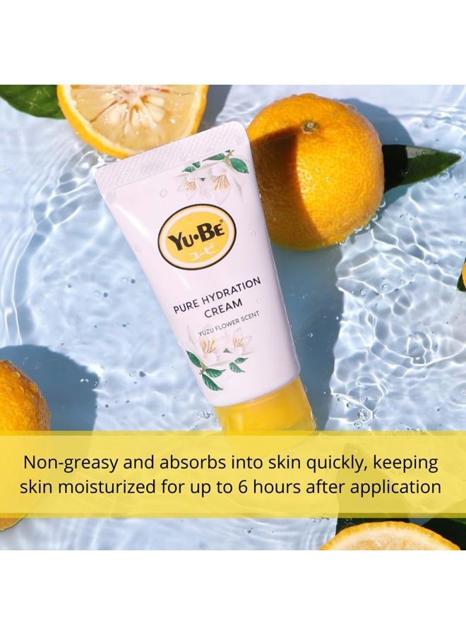 yu be Yuzu Pure Hydration Cream | Cruelty, Alcohol, Paraben, & Oil Free - 1.35 Fl Oz - Image 5