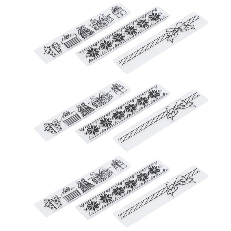 9Pcs Flower Plastic Embossing Folder DIY Paper Decoration Card Maker Template Accessories - Image 5