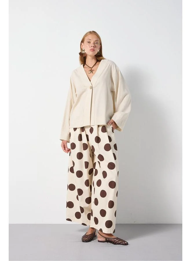 mina aise Women's 100% Linen Unlined Kimono 31215.