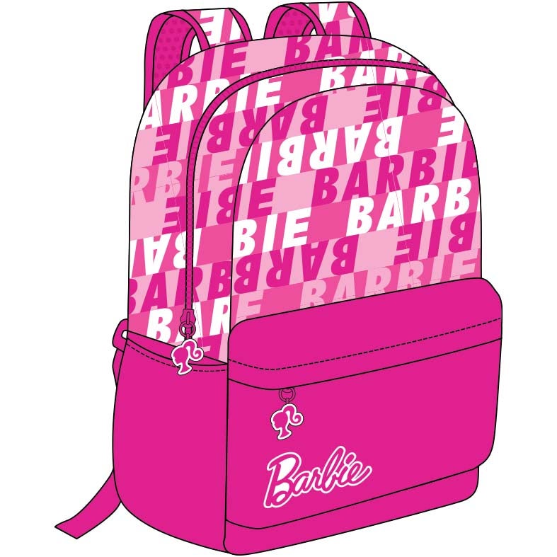 Barbie 4 Pcs Backpack Set with Lunch Bag, Water Bottle & Pencil Case - Image 1