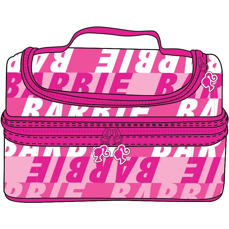 Barbie 4 Pcs Backpack Set with Lunch Bag, Water Bottle & Pencil Case - Image 2