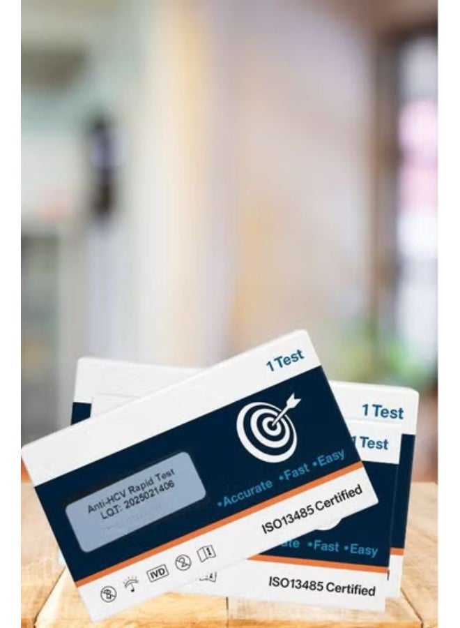 Accurate, Fast & Easy Anti-HCV Rapid Test Kit - Reliable Home Hepatitis C Testing - Image 3