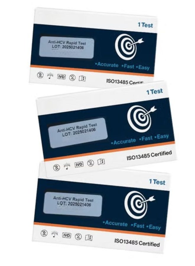Accurate, Fast & Easy Anti-HCV Rapid Test Kit - Reliable Home Hepatitis C Testing - Image 2