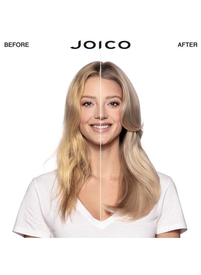 JOICO شامبو Color Balance Purple | للشعر الأشقر والرمادي البارد | التخلص من درجات اللون الأصفر النحاسي | تعزيز حيوية اللون ولمعانه | حماية من الأشعة فوق البنفسجية | بزيت ثمر الورد ومستخلص الشاي الأخضر | 1.7 أونصة سائلة  - Image 2