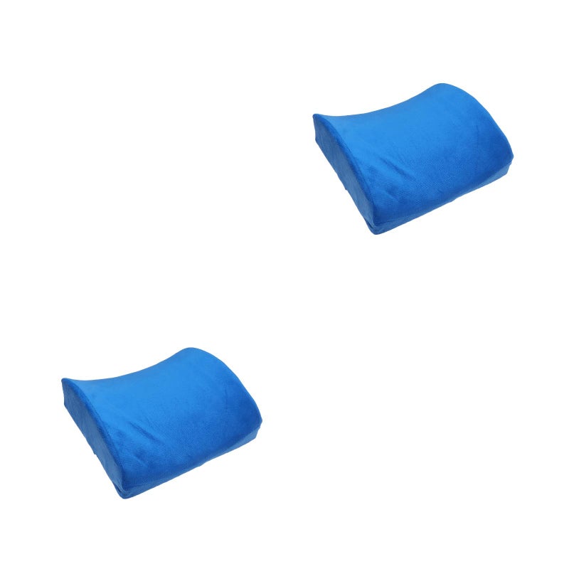 2pcs Waist Lumbar Support Pillow Thicken Back Cushion Spine Protector for Office Study Home - Image 1