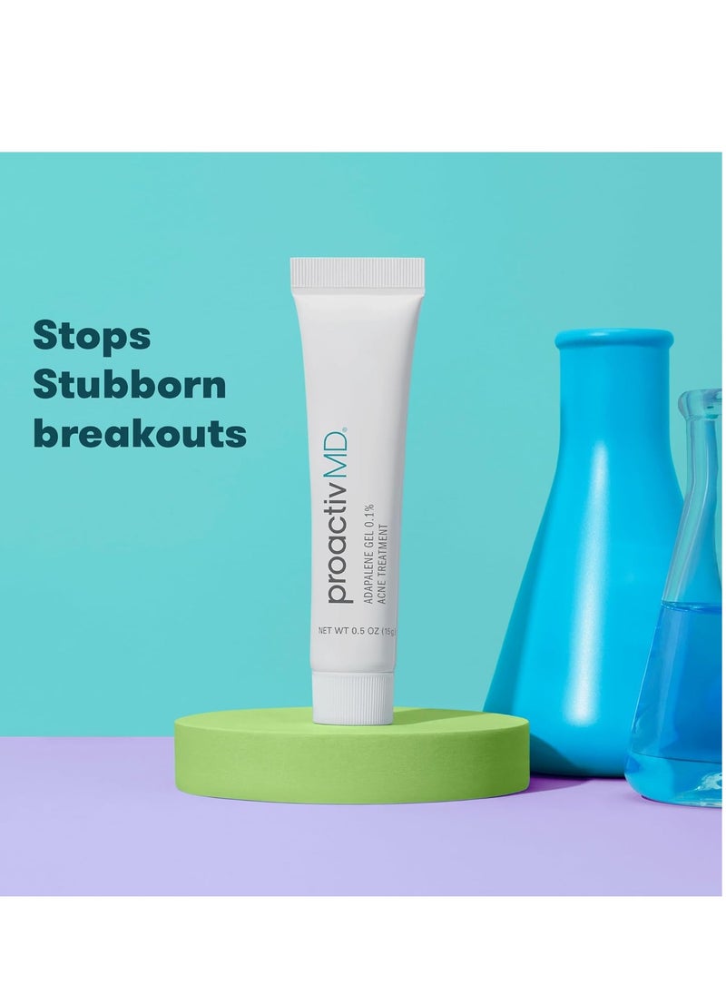 Proactiv - ProactivMD Oil Control Adapalene Gel Acne Treatment - Prescription Strength Retinoid For Face and Body Acne.1% Solution, 0.5 oz - Image 1