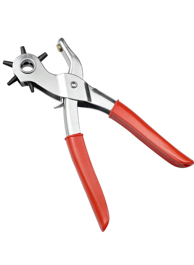 Metal 9" Multifunction Punch Plier - Precision Belt Hole Maker & Repair Tool  - Image 1