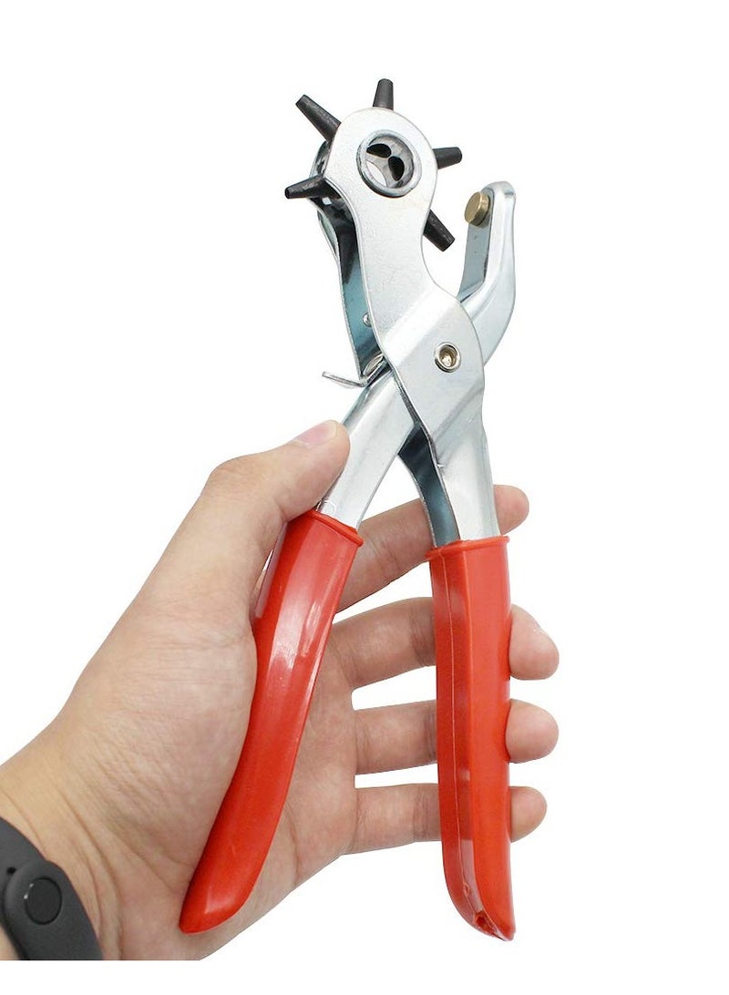 Metal 9" Multifunction Punch Plier - Precision Belt Hole Maker & Repair Tool  - Image 2