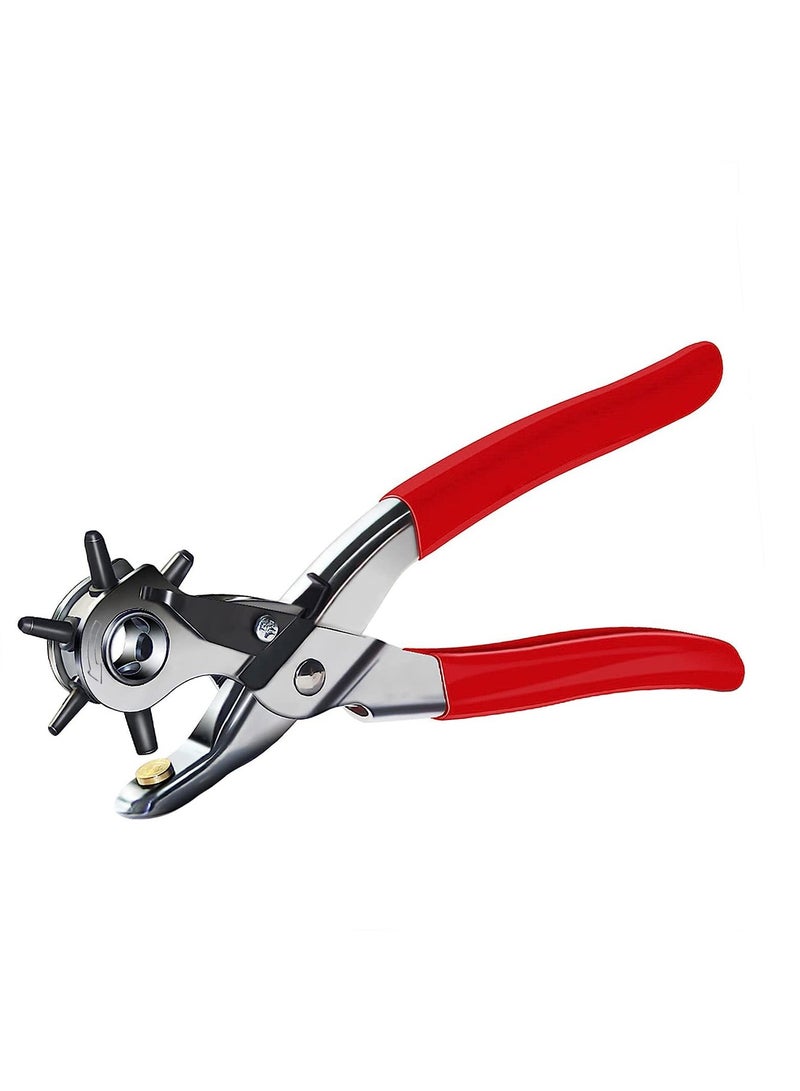 Metal 9" Multifunction Punch Plier - Precision Belt Hole Maker & Repair Tool  - Image 3