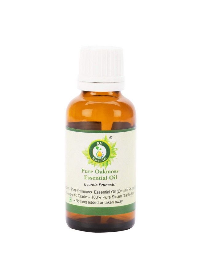 r v essential Pure Oakmoss Essential Oil 10Ml Evernia Prunastri (100% Pure And Natural Steam Distilled)  - Image 1