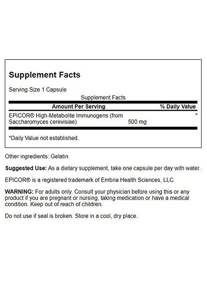 SWANSON Rapid Immune Defense Featuring Epicor 500 Mg 30 Caps 2 Pack - Image 3