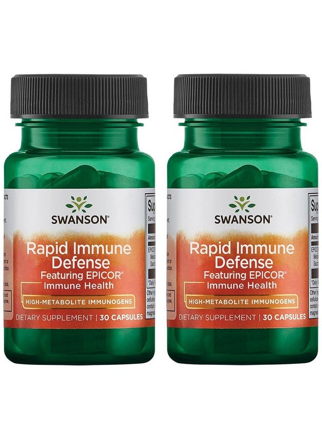 SWANSON Rapid Immune Defense Featuring Epicor 500 Mg 30 Caps 2 Pack - Image 2