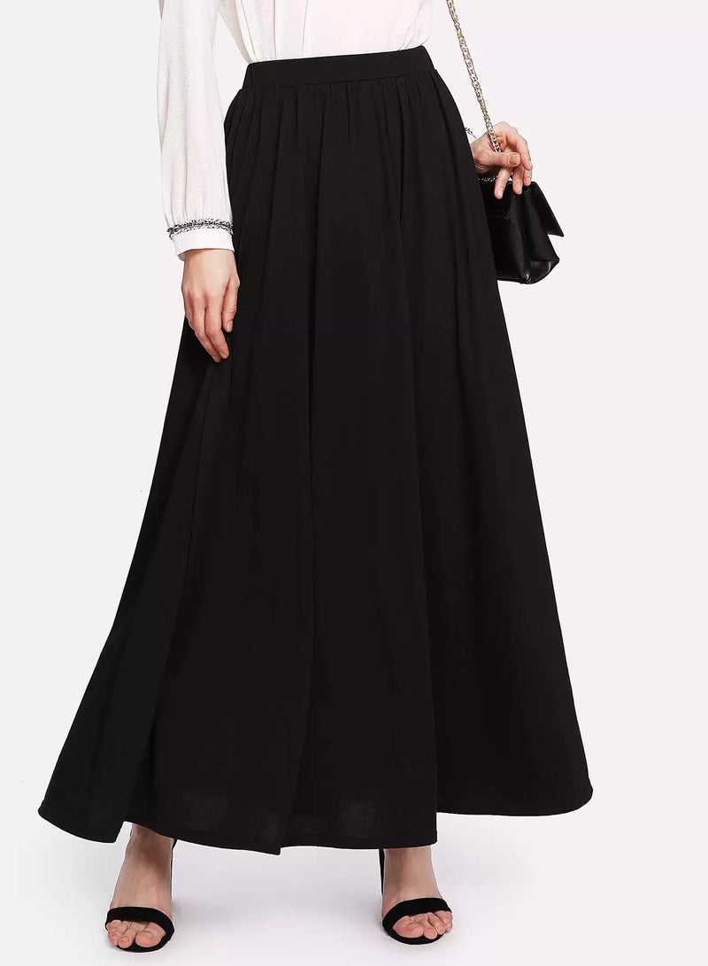 Full Length Solid Skirt - Image 1