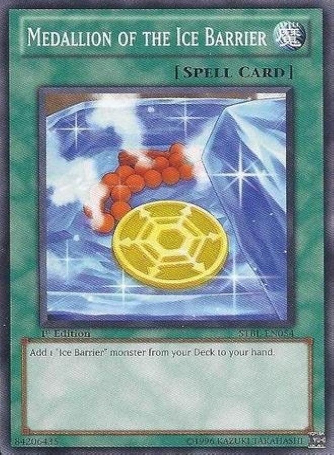 Yu-Gi-Oh! - Medallion of The Ice Barrier (STBL-EN054) - Starstrike Blast - 1st Edition - Common