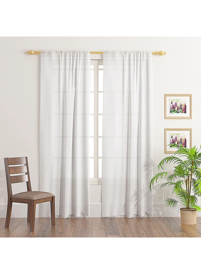 Home Box Rhine Luke 2-Piece Net Curtain Set 240x140 cm