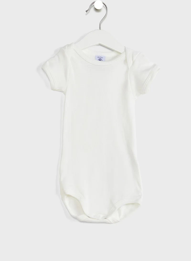 Petit Bateau Infant 3 Pack Assorted Bodysuit