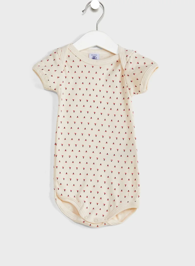 Petit Bateau Infant 3 Pack Assorted Bodysuit