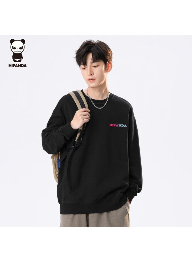 Hipanda Uni Hoodie, Autumn Space-themed Print Trendy Loose Casual Top For Men And Women, Black, 3XL - Image 1