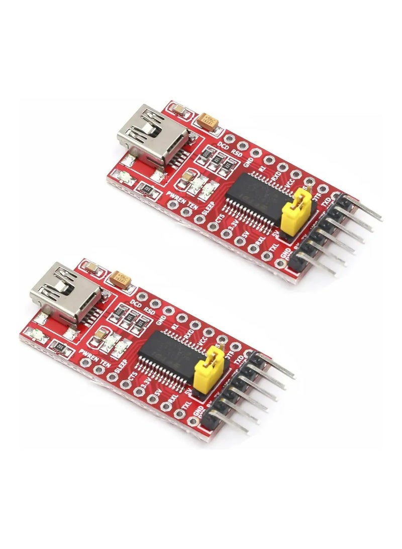 2 × FT232RL USB to TTL Module (3.3V/5.5V) - Image 1