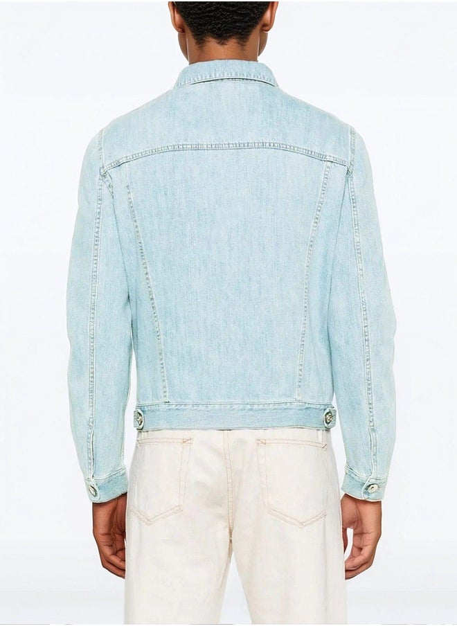 Kotty Washed Double Pocket Detail Denim Jacket  - Image 4
