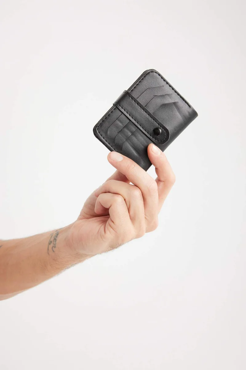 Defacto  Man Faux Leather Wallets for Men | Best Price UAE
