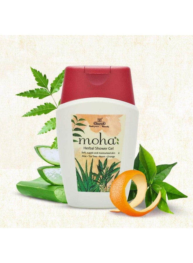 Moha: Herbal Shower & Body Wash Gel With Aloe, Tea Tree, Neem And Orange For Soft Supple And Moisturised Skin - 100Ml (Pack Of 1) - Image 2