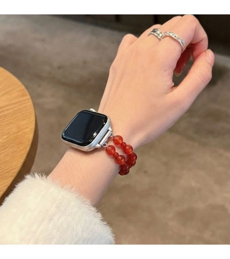 Luxury Compatible Watch Strap 38mm 42mm Mixed Colors Handcrafted - Image 5