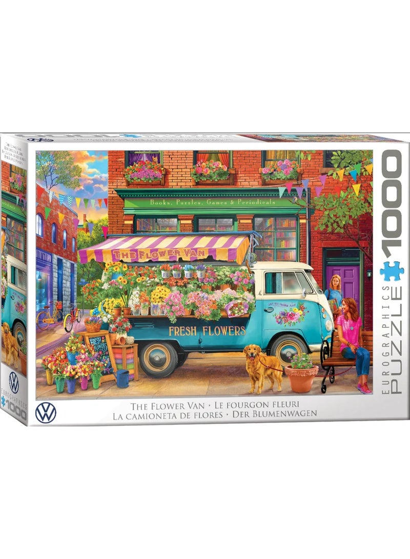 Eurographics The Flower Van 1000-Piece Puzzle.
