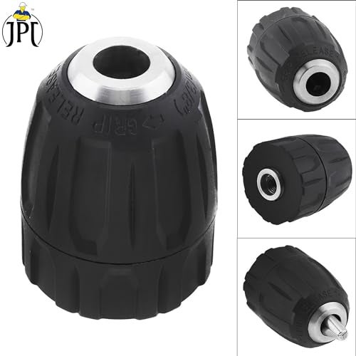 JPT Heavy Duty10MM Keyless Chuck Mount 3/8-20UNF For Reverse Forward Cordless & Electric Drill/Screwdriver Machine (Not For Angle Grinders) - Image 2