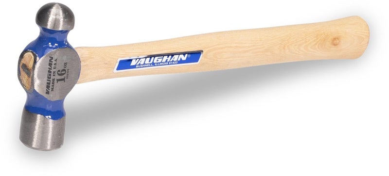 VAUGHAN Ball Pein Hammer 16 oz Hickory handle American high carbon steel TC016 VN15530