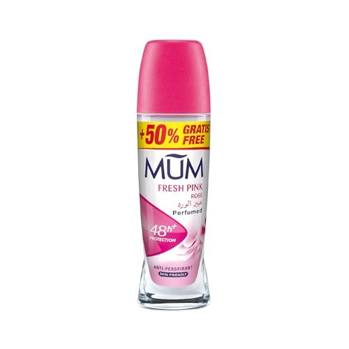Mum Fresh Pink Roll On Deodorant 50ml - Image 1