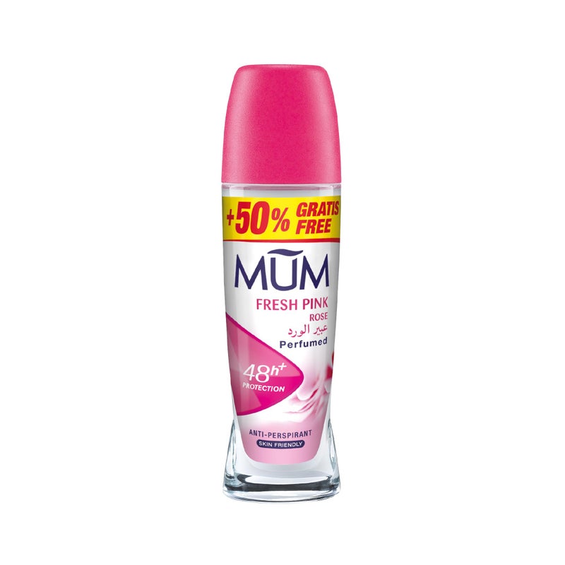 Mum Fresh Pink Roll On Deodorant 50ml - Image 2