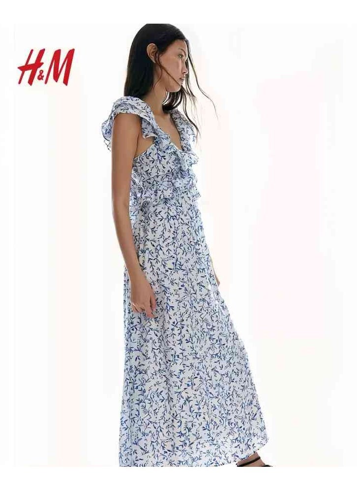 H and M - HM Women's New Loose Lightweight Comfortable And Fashionable Dress - Image 1